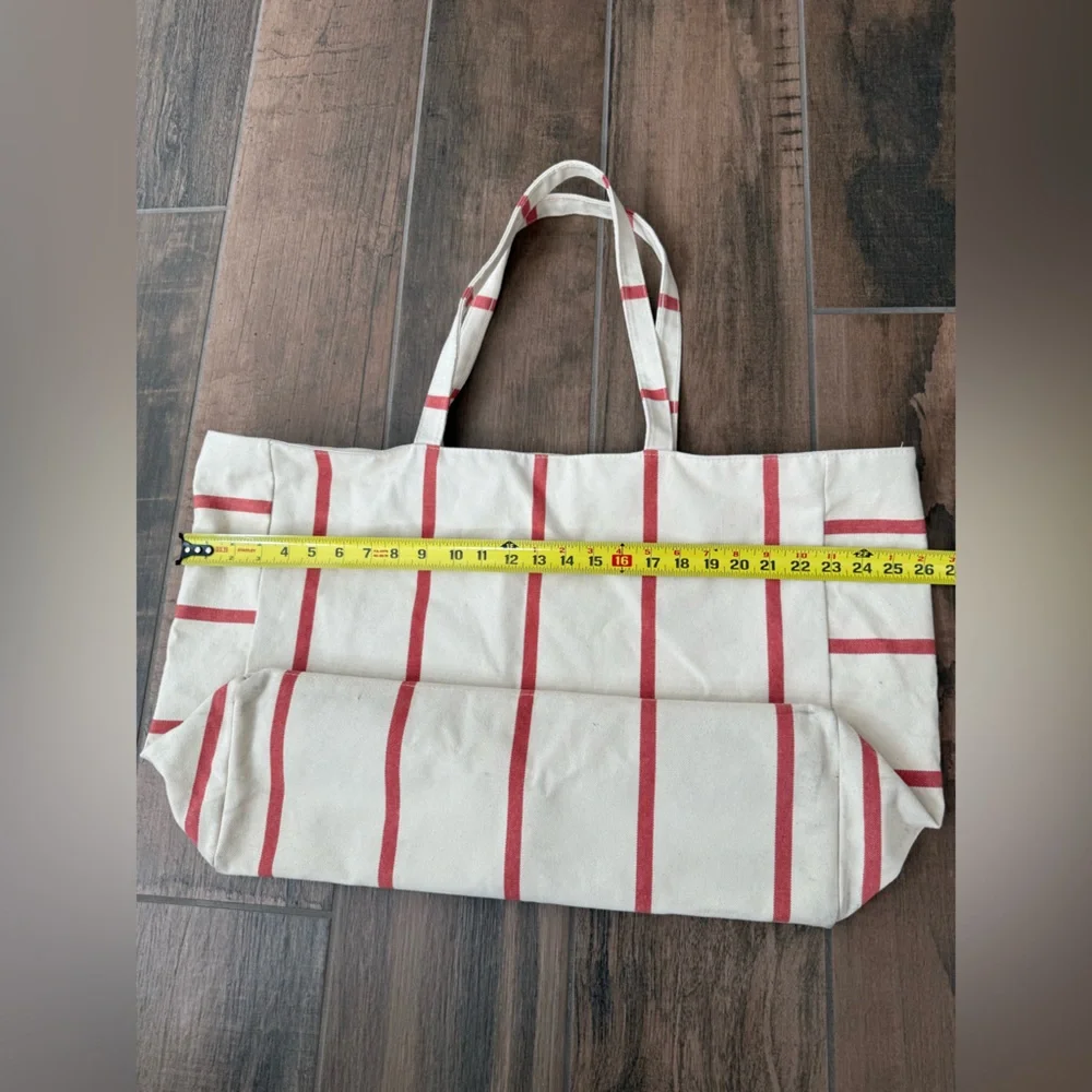 Hearth & Hand with Magnolia Striped Canvas Tote Bag - Picture 13 of 15